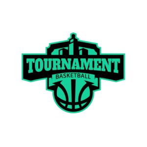 Tournament Basketball logo template Thumbnail