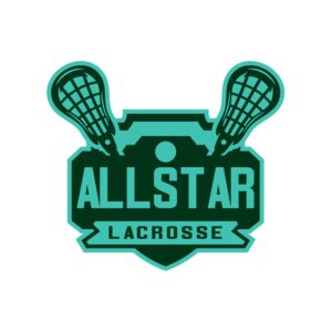 All stars Lacrosse Logo Template Thumbnail