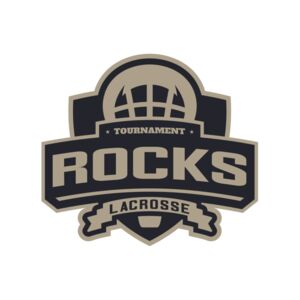 Rocks Tournament Lacrosse Logo Template Thumbnail