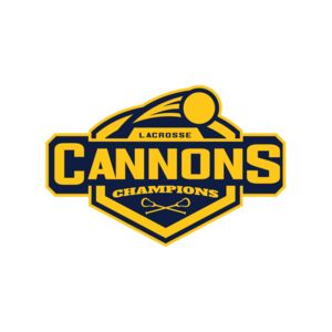 Cannons Champions Lacrosse Logo Template Thumbnail