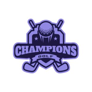 Champions Golf logo template Thumbnail