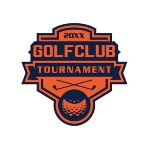 Golf club Tournament logo template 02 Thumbnail