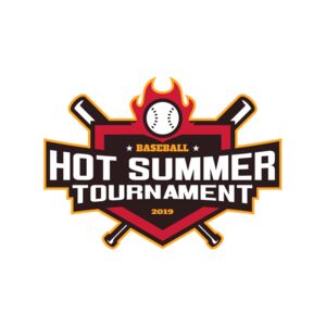 Hot Summer Tournament Baseball logo 01 Thumbnail