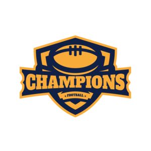 Champions Football logo template Thumbnail