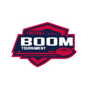 Boom Tournament Football logo template Thumbnail