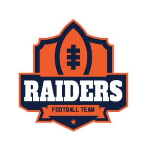 Raiders Football Team logo template Thumbnail